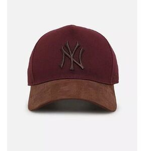 47 Brand New York Yankees 'Cherry Pie' Offside DT Snapback Dark Maroon